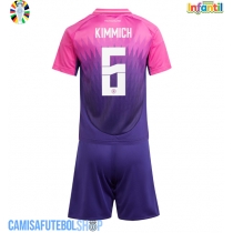 Camisa de time de futebol Alemanha Joshua Kimmich #6 Replicas 2º Equipamento Infantil Europeu 2024 Manga Curta (+ Calças curtas)